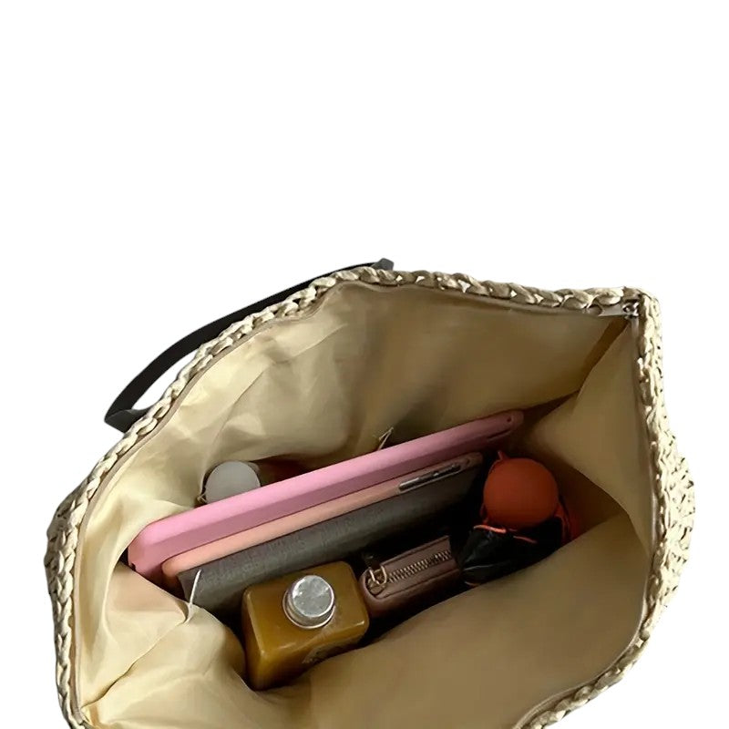 Damen Woven Bag Sommer geflochten Strand natürlich Boho