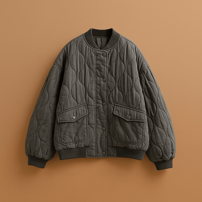 Bomberjacke Damen Oversized – Gepolstert & Leicht für Frühling 