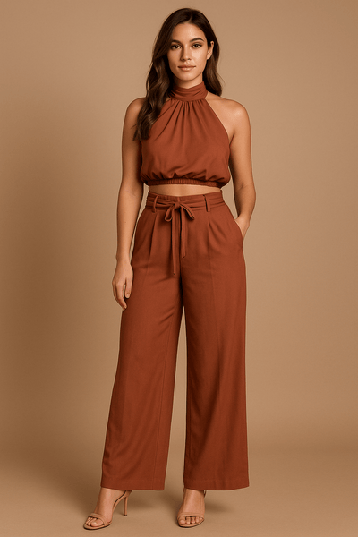 Damen Zweiteiler Elegant Polyester für Festliche Anlässe 