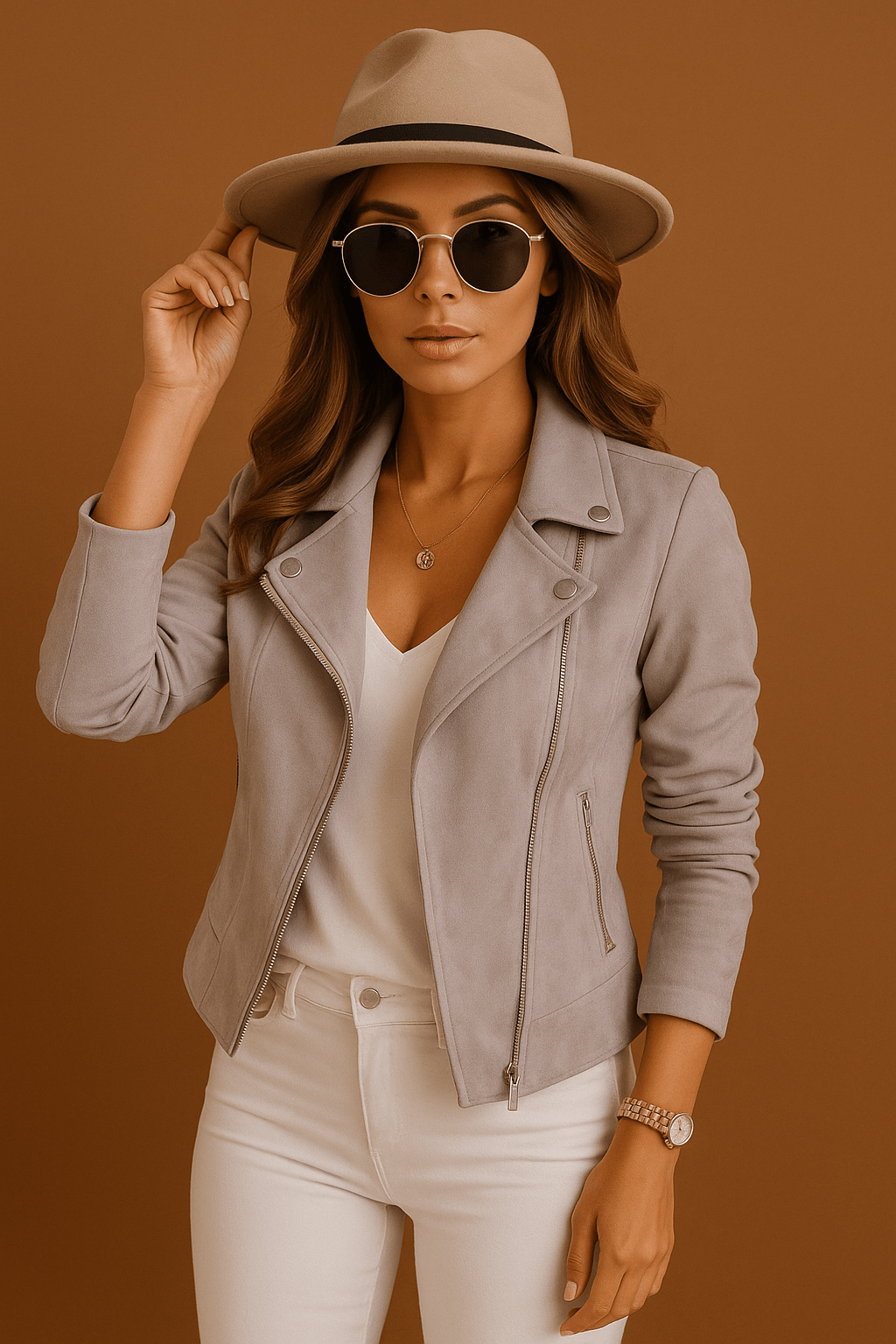 Damenjacke Polyester Slim Fit für vielseitige Outfits 