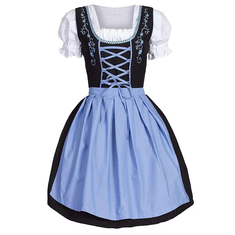 Dirndlkleid Damen – Elegantes Trachtenkleid für Oktoberfest und Cosplay-Events Kleider