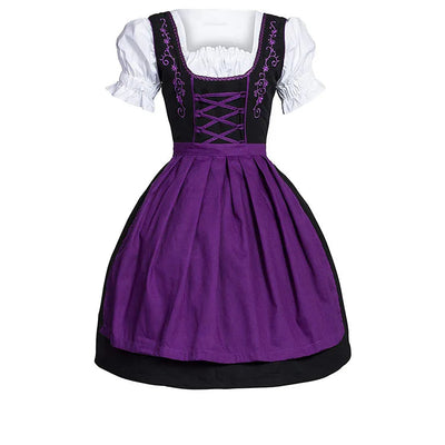 Dirndlkleid Damen – Elegantes Trachtenkleid für Oktoberfest und Cosplay-Events Kleider