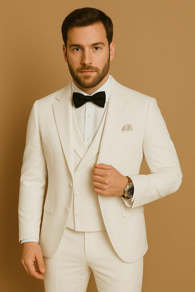 Herren Anzug 3-teilig formell - Polyester betonende Passform 