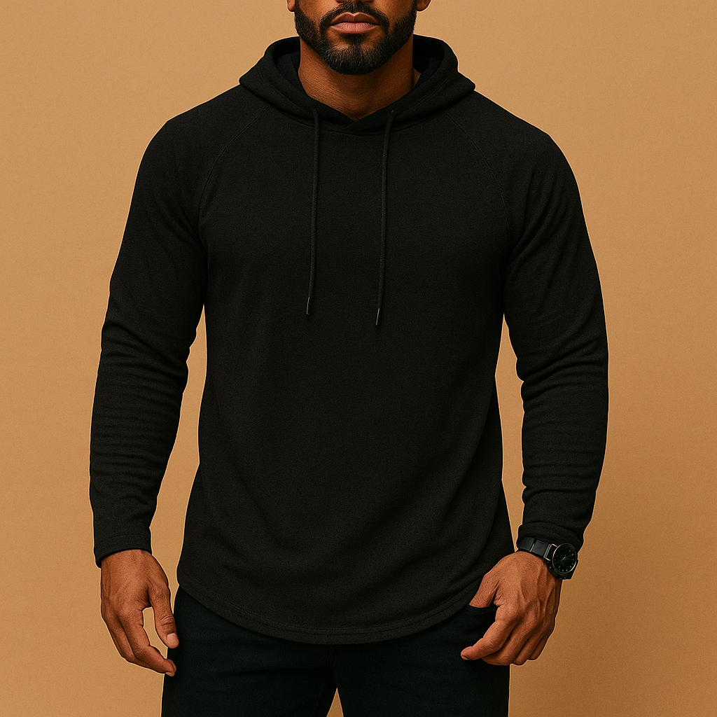 Herrenpullover Baumwolle Kapuzenpullover Lässig Langarm 