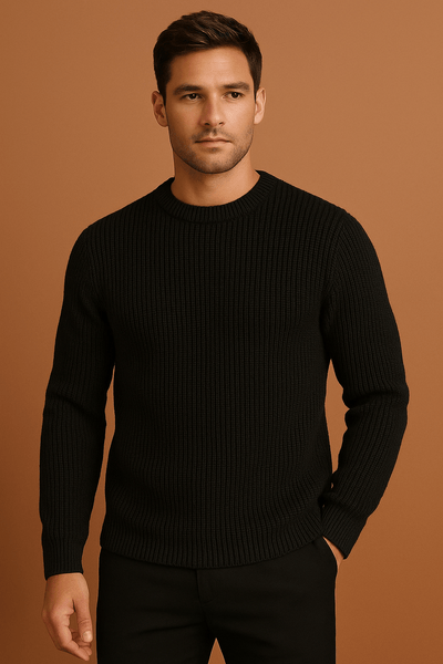 Herrenpullover Eleganter Strickpullover für Herbst und Winter 