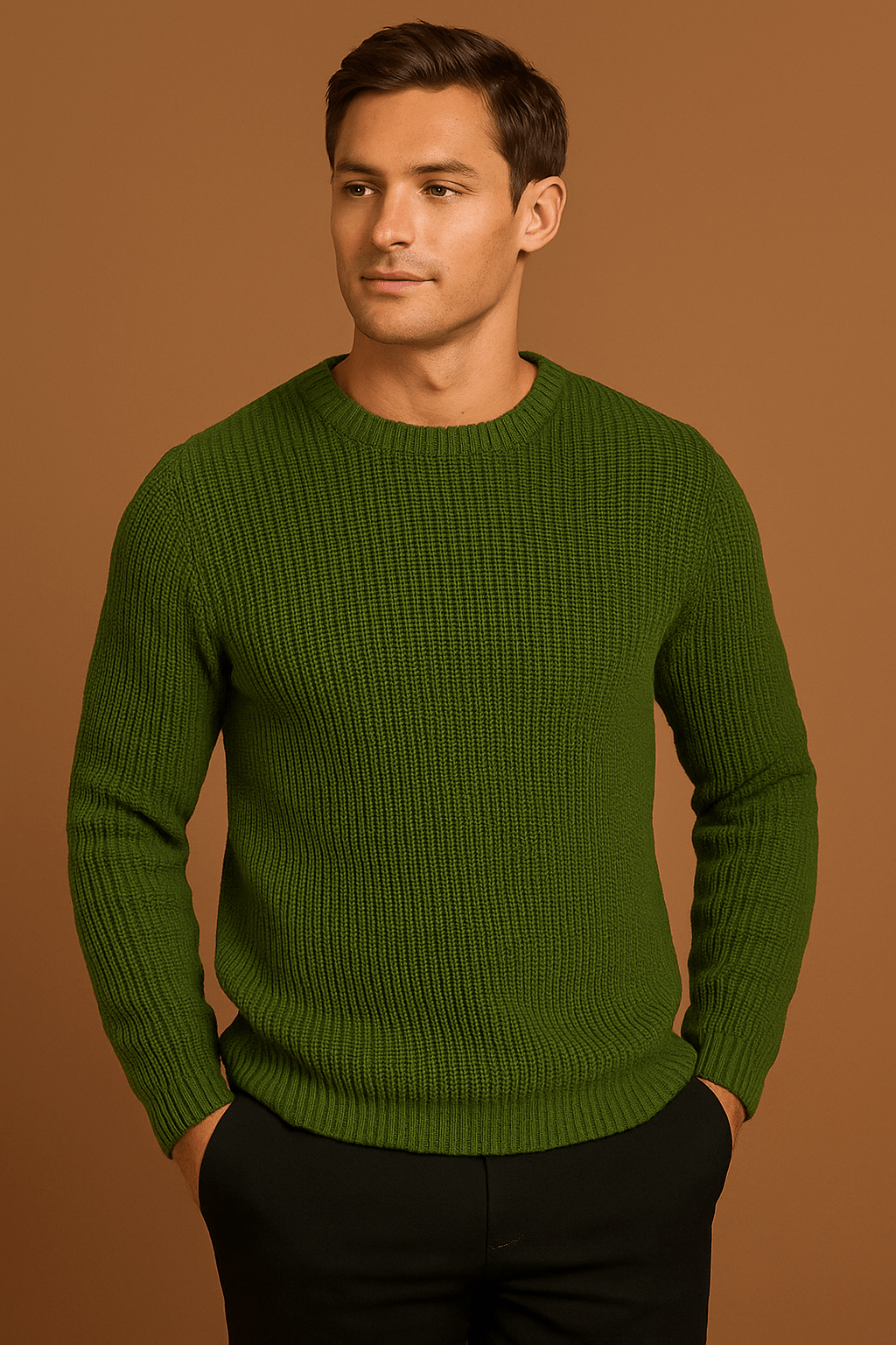 Herrenpullover Eleganter Strickpullover für Herbst und Winter 