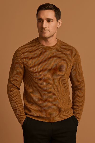 Herrenpullover Eleganter Strickpullover für Herbst und Winter 