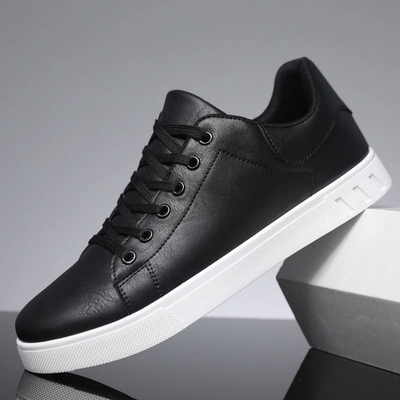 Herren Leder-Sneaker mit Schnürung für Alltag und Freizeit