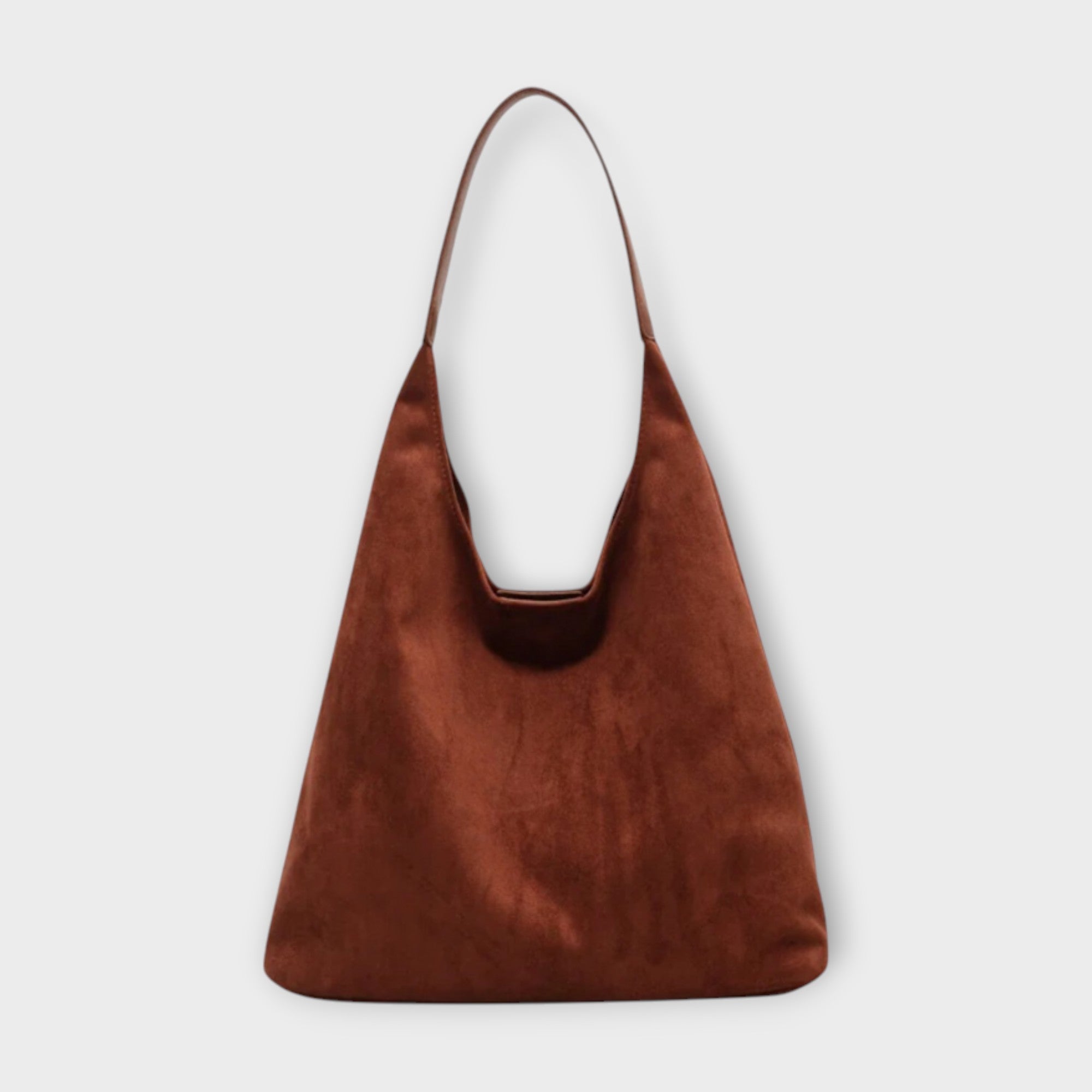 Hobo Shoulder Bag Damen coffee brown slouchy