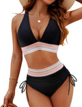 Damen High-Waist Bikini-Set mit voller Abdeckung für Strand - Bild 17